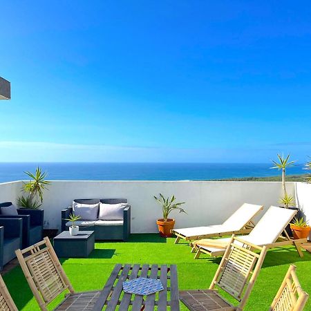 Nazare Boutique W Sea View And Private Rooftop Terace Apartment Exterior photo