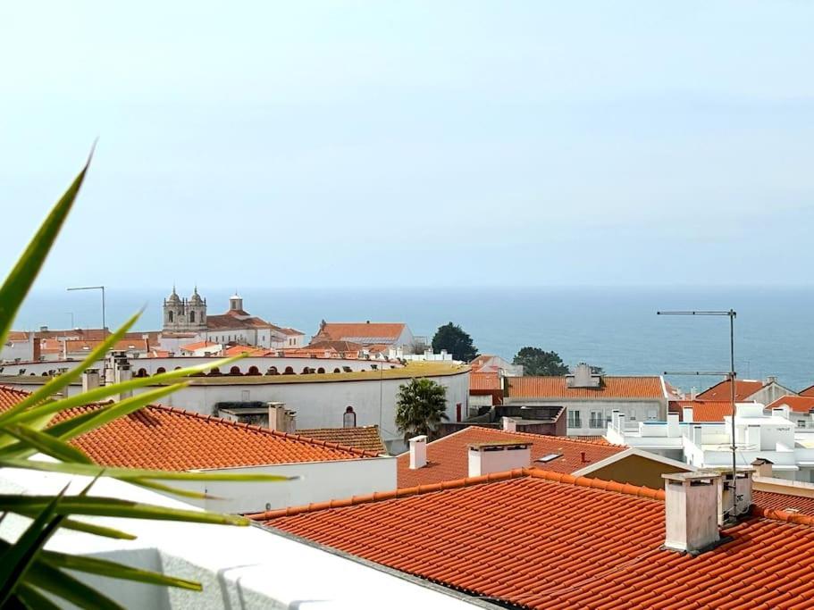 Nazare Boutique W Sea View And Private Rooftop Terace Apartment Exterior photo