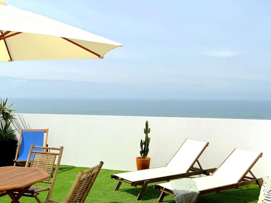 Nazare Boutique W Sea View And Private Rooftop Terace Apartment Exterior photo